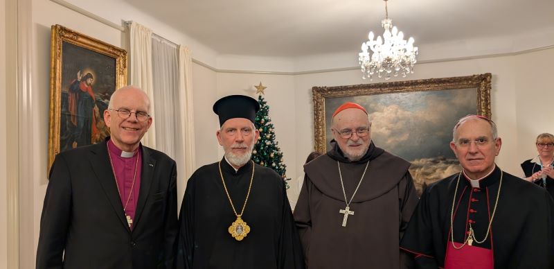 Christmas reception at the Apostolic Nunciature of Stockholm