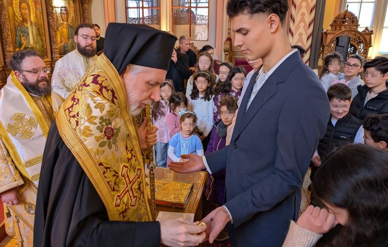 Chrismations and baptisms at the St. George Cathedral of Stockholm
