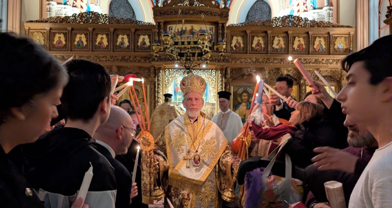 Photos from the Easter Divine Liturgy at the St. George Cathedral of Stockholm 2026