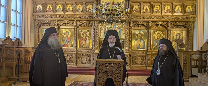 Ευχαριστήριος Αντιφώνησις του Σεβ. Μητροπολίτου Σουηδίας κ. Κλεόπα στην Ομιλία του Καθηγουμένου της Ιεράς Μονής Εσφιγμένου, Πανοσιολογιωτάτου Αρχιμανδρίτου κ. Βαρθολομαίου, στους εορτασμούς της 50ετηρίδος από της μεταβιβάσεως του Καθεδρικού Ναού Αγίου Γεωργίου Στοκχόλμης, από την Καθολική Αποστολική Εκκλησία στην Ιερά Μητρόπολη Σουηδίας