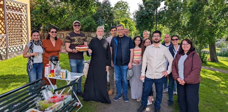 Από το χθεσινό picnic του Κατηχητικού Σχολείου του Καθεδρικού Ναού Στοκχόλμης, με την λήξη της φετινής σχολικής χρονιάς.