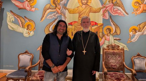Greek-Australian journalist from Sydney visited our Cathedral in Stockholm