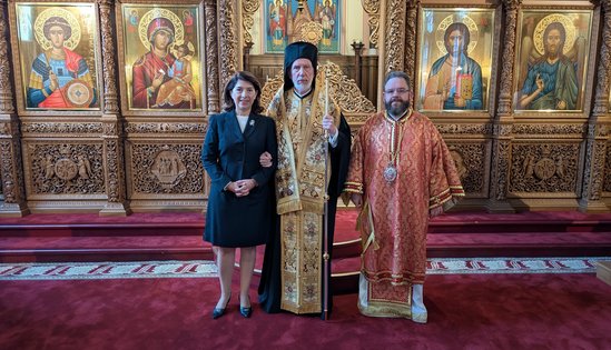The Metropolis of Sweden Honored the Outgoing Ambassador of Greece