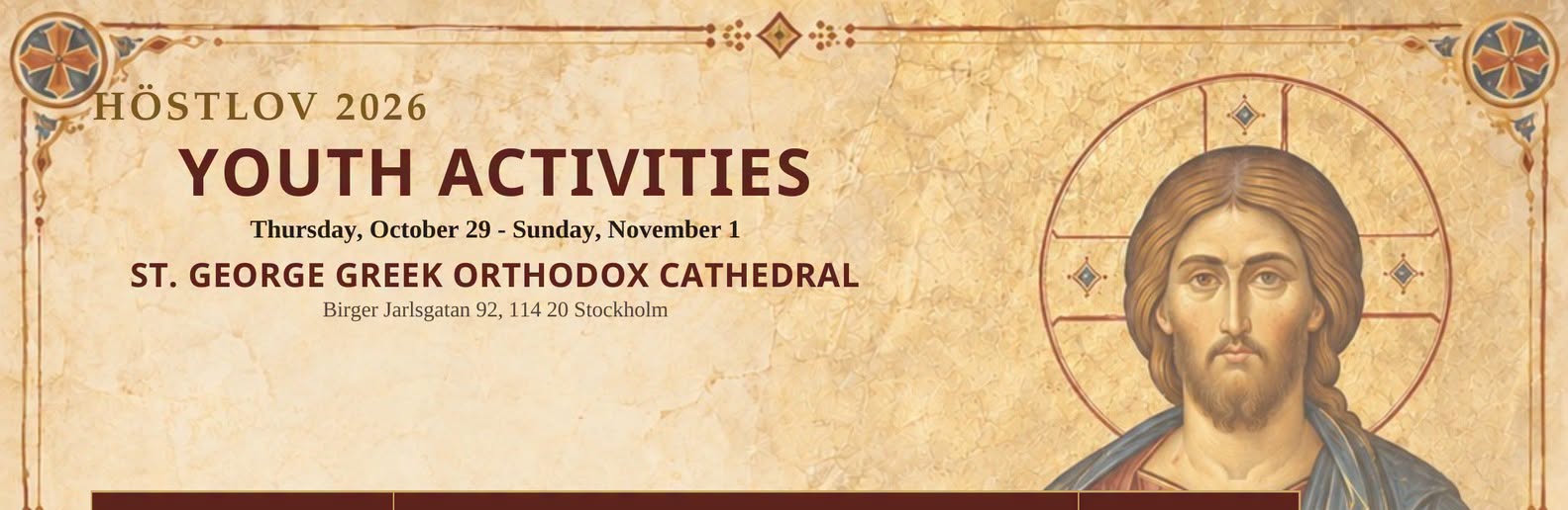 Höstlov 2026 youth activities