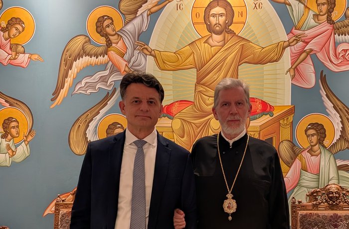 Visit of the New Ambassador of Greece to the Metropolitan of Sweden